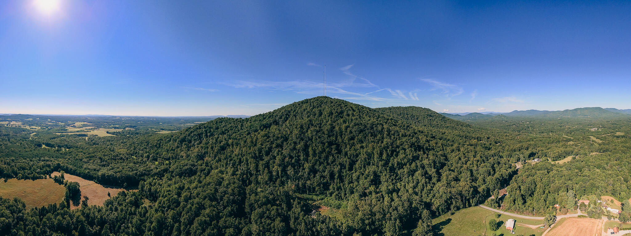 0 Johnson School Road Thaxton, VA 24174 - Photo 1 of 17 a view of a city and a lush green forest