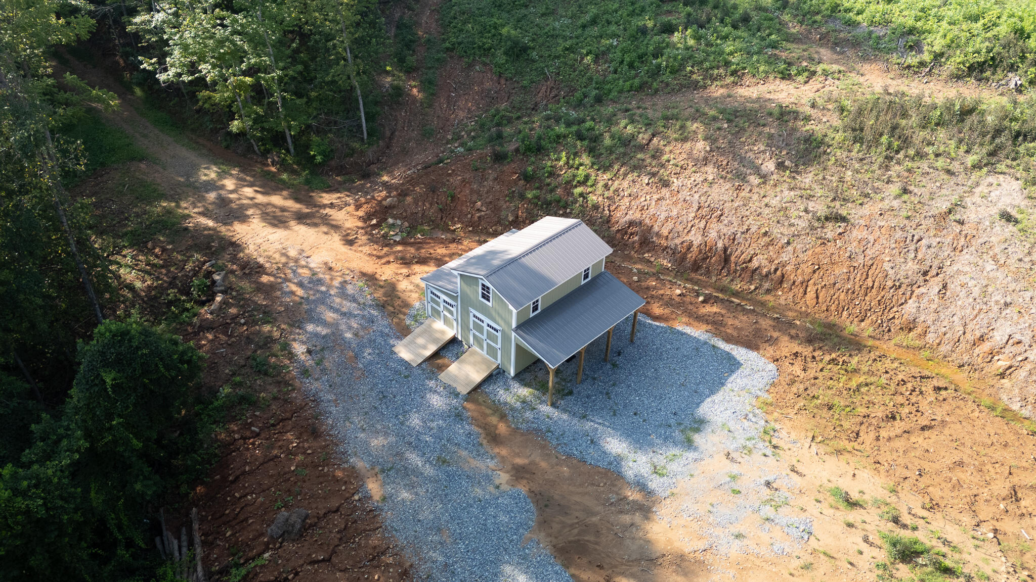 0 Johnson School Road Thaxton, VA 24174 - Photo 15 of 17 a wooden bench sitting in the middle of a yard