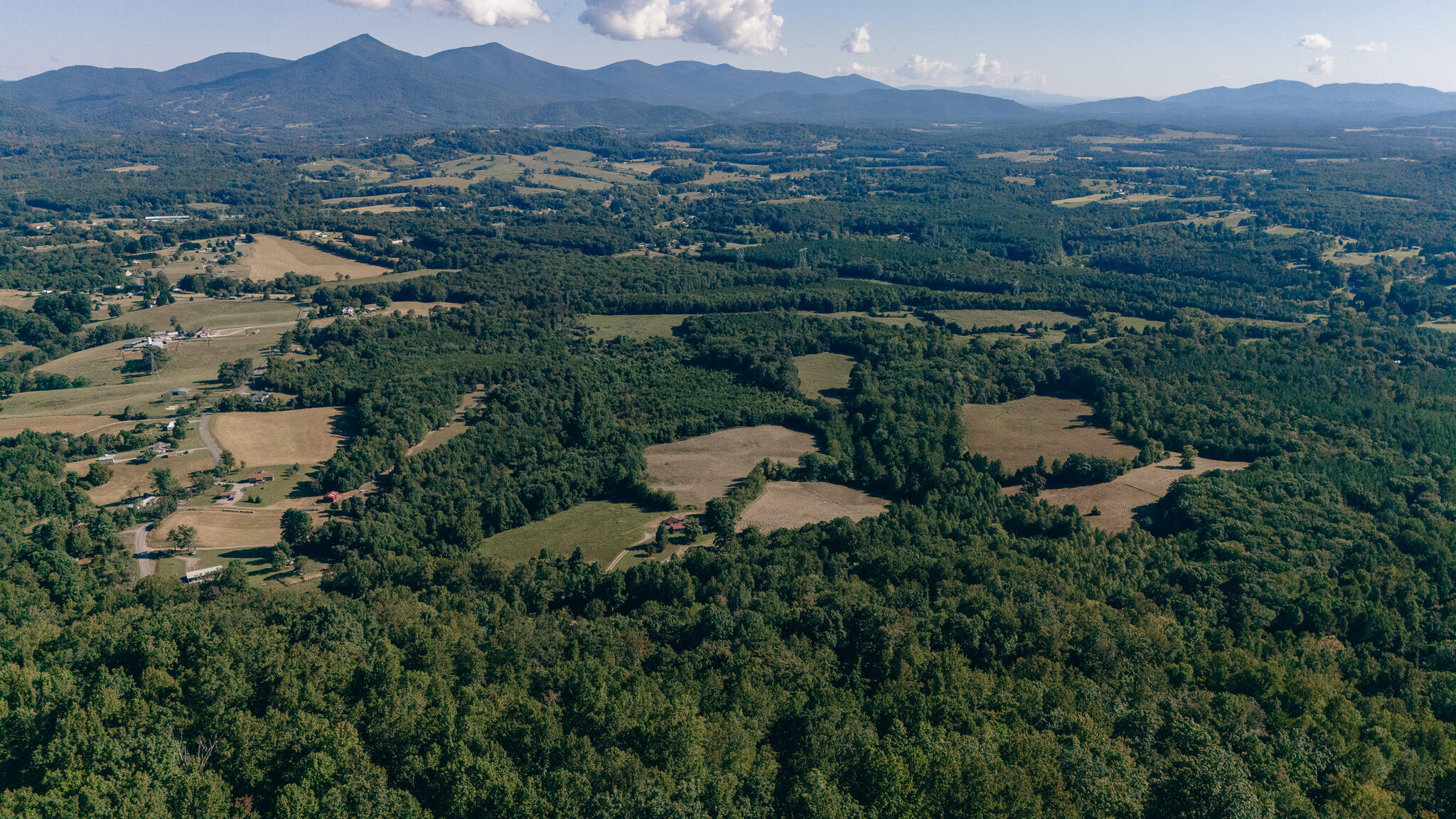 0 Johnson School Road Thaxton, VA 24174 - Photo 4 of 17 an aerial view of a house with outdoor space and garden view