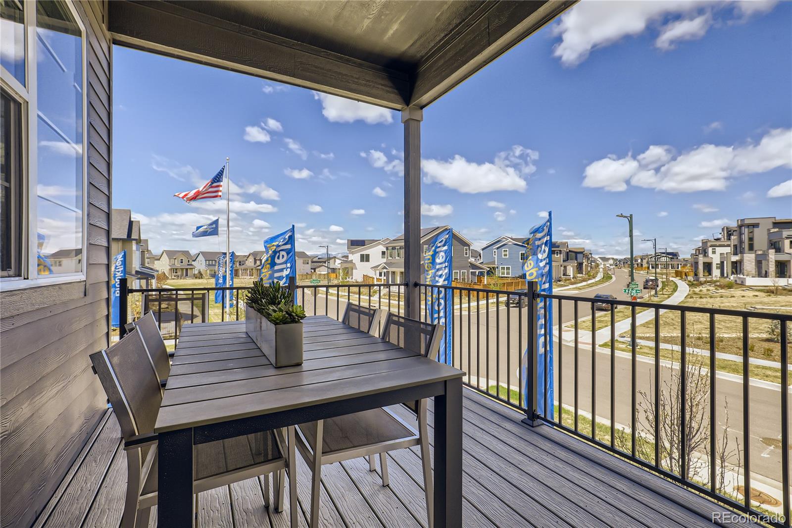 Undisclosed Address Denver, CO 80238 - Photo 9 of 21 a view of a balcony dining table and chairs