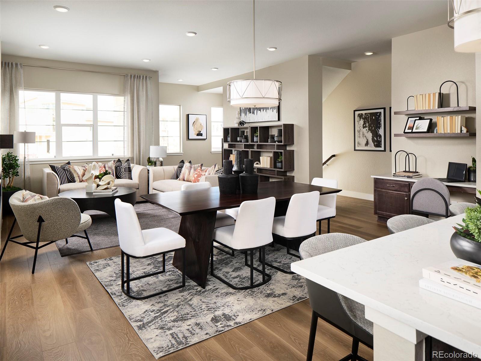 Undisclosed Address Denver, CO 80238 - Photo 10 of 21 a living room with furniture and a table