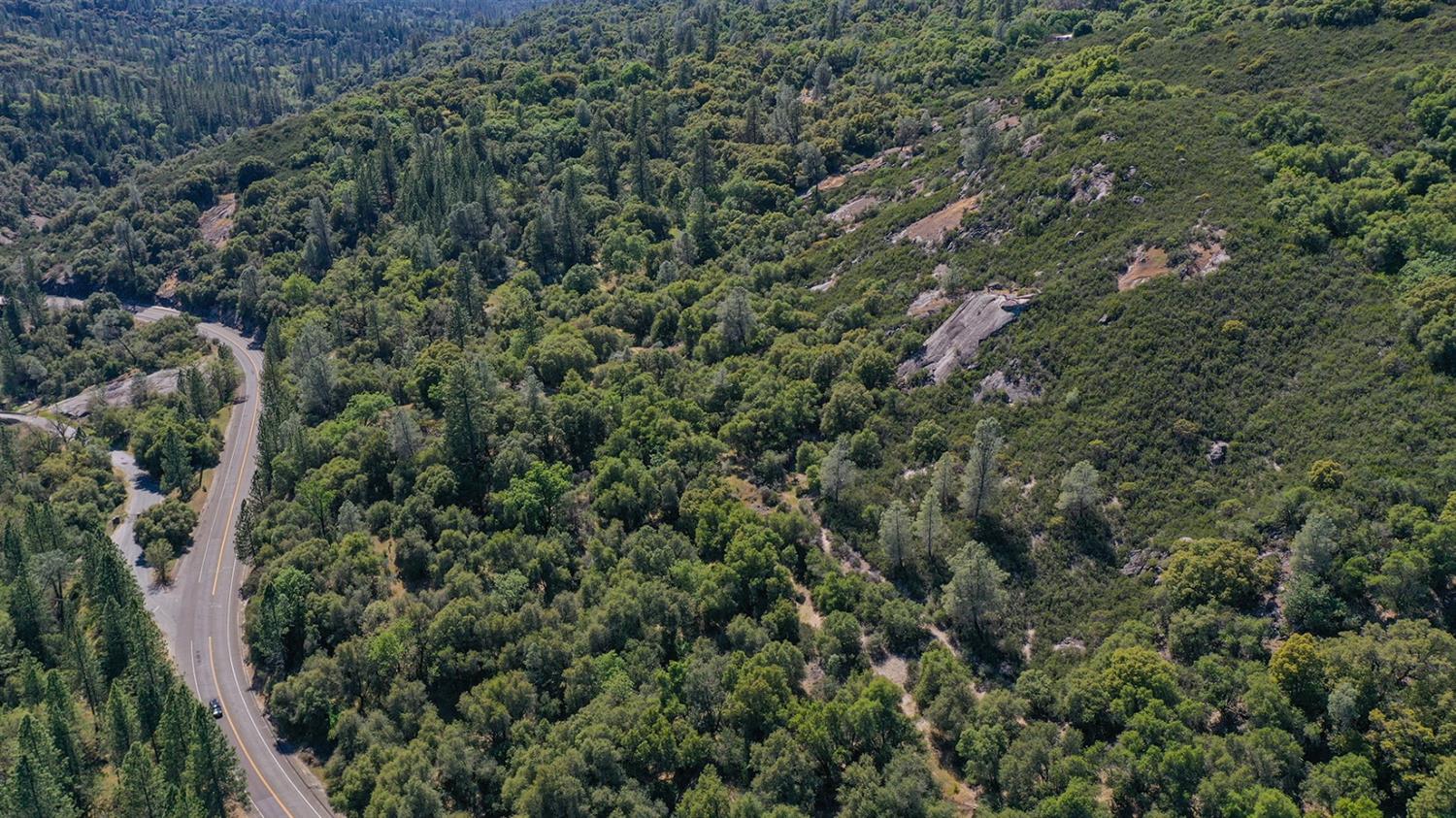 6412 Mt Aukum Road Somerset, CA 95684 - Photo 38 of 65 an aerial view of residential house with outdoor space and trees all around