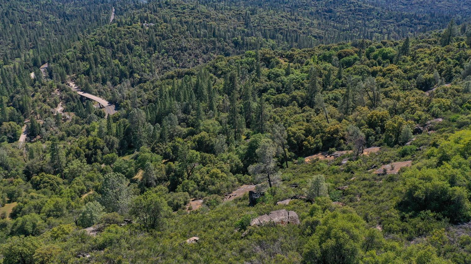 6412 Mt Aukum Road Somerset, CA 95684 - Photo 43 of 65 an aerial view of residential house with outdoor space and trees all around