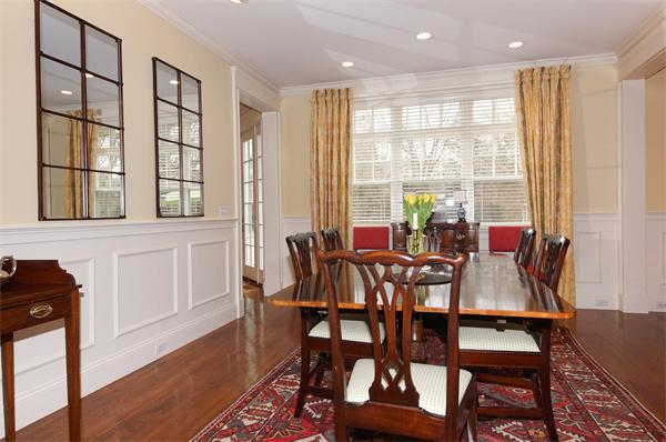 46 Coburn Hill Road Concord, MA 01742 - Photo 13 of 27 a view of a dining room with furniture window and wooden floor