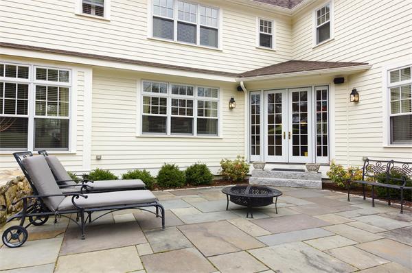 46 Coburn Hill Road Concord, MA 01742 - Photo 2 of 27 a view of a patio with couple of chairs and a potted plant