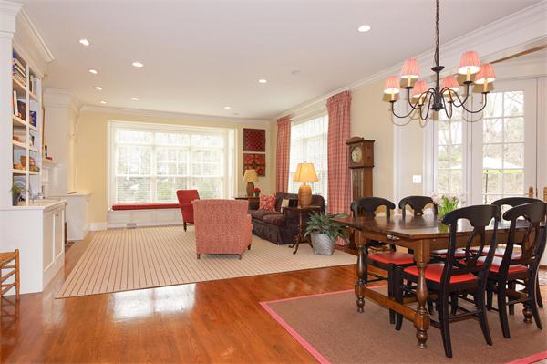 46 Coburn Hill Road Concord, MA 01742 - Photo 10 of 27 a view of a dining room with furniture window and outside view
