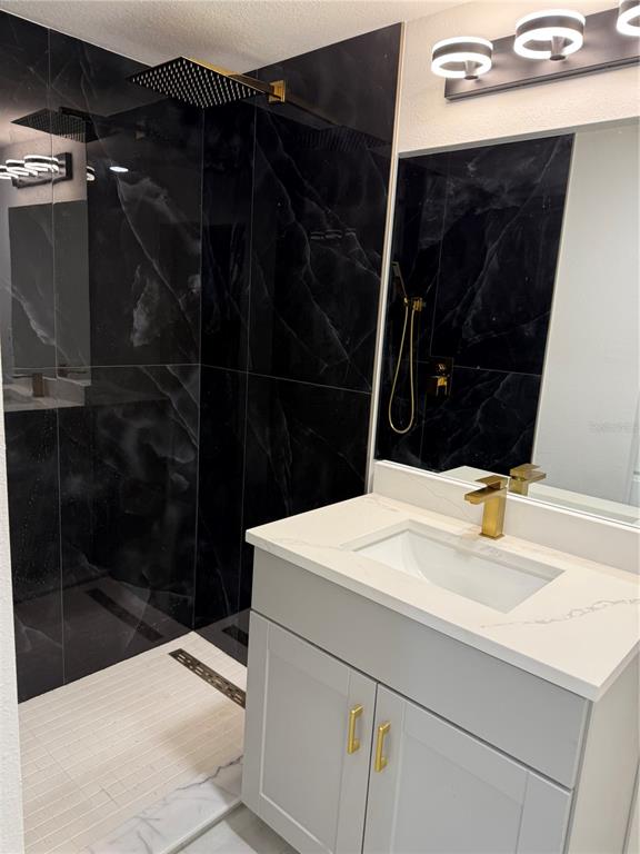 5025 Highway 54 New Port Richey, FL 34652 - Photo 18 of 39 a bathroom with a sink vanity and shower