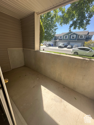 8196 North Cedar Springs Road, Unit 2 Eagle Mountain, UT 84005 - Photo 19 of 22 Balcony with a residential view