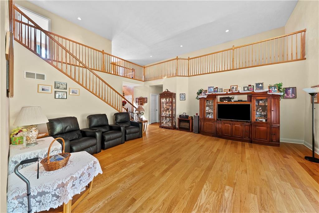 292 Myoma Road Mars, PA 16046 - Photo 19 of 50 a living room with furniture and a flat screen tv