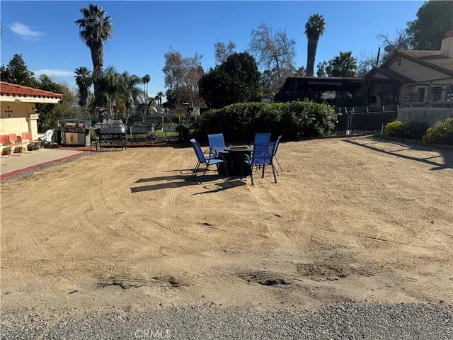 a view of a house with a patio