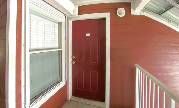 a view of front door