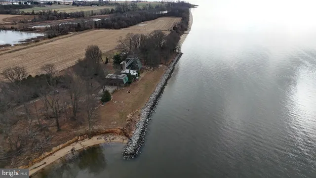 a view of a river and outdoor space