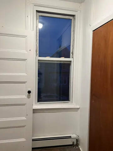 a close view of closet