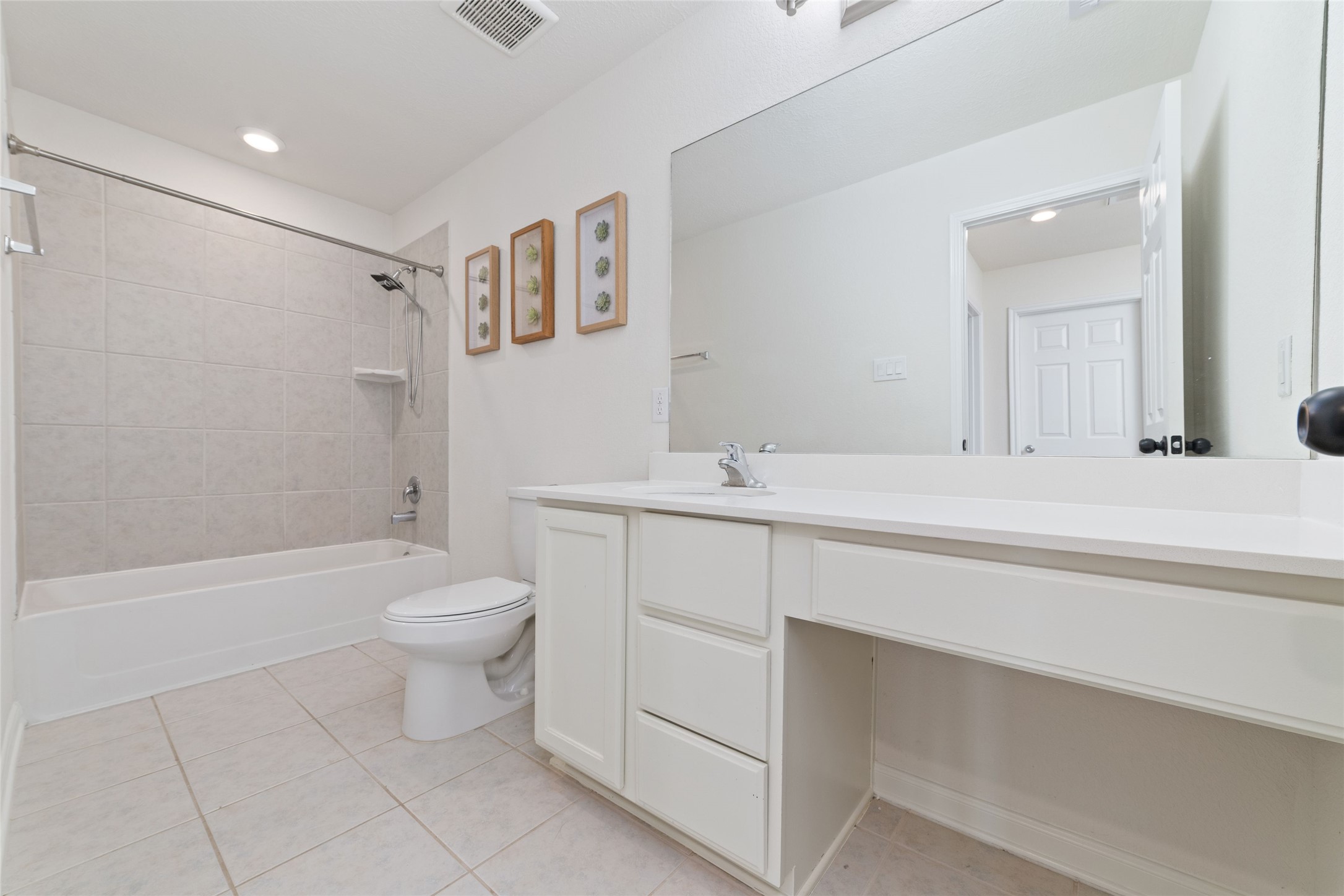 3508 Saxton Green Road Pearland, TX 77584 - Photo 20 of 45 a bathroom with a sink toilet and shower