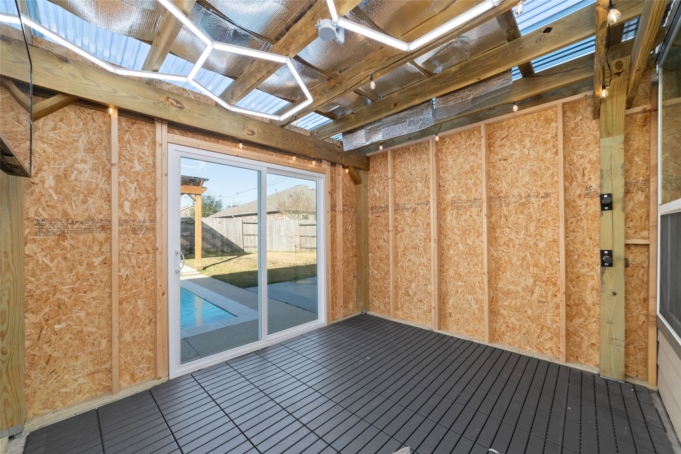 3508 Saxton Green Road Pearland, TX 77584 - Photo 27 of 45 a view of hallway with wooden floor