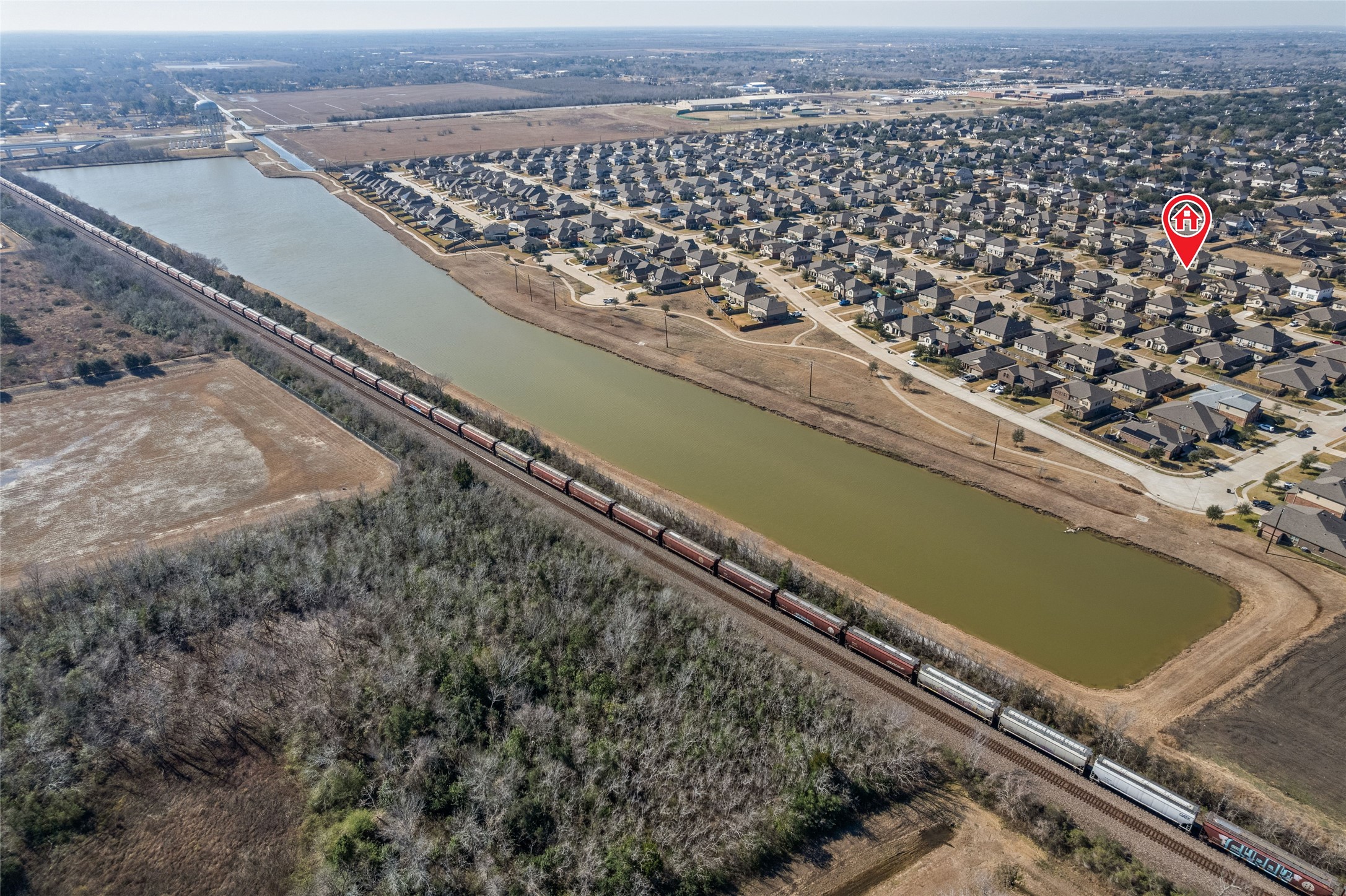 3508 Saxton Green Road Pearland, TX 77584 - Photo 42 of 45 an aerial view of a city