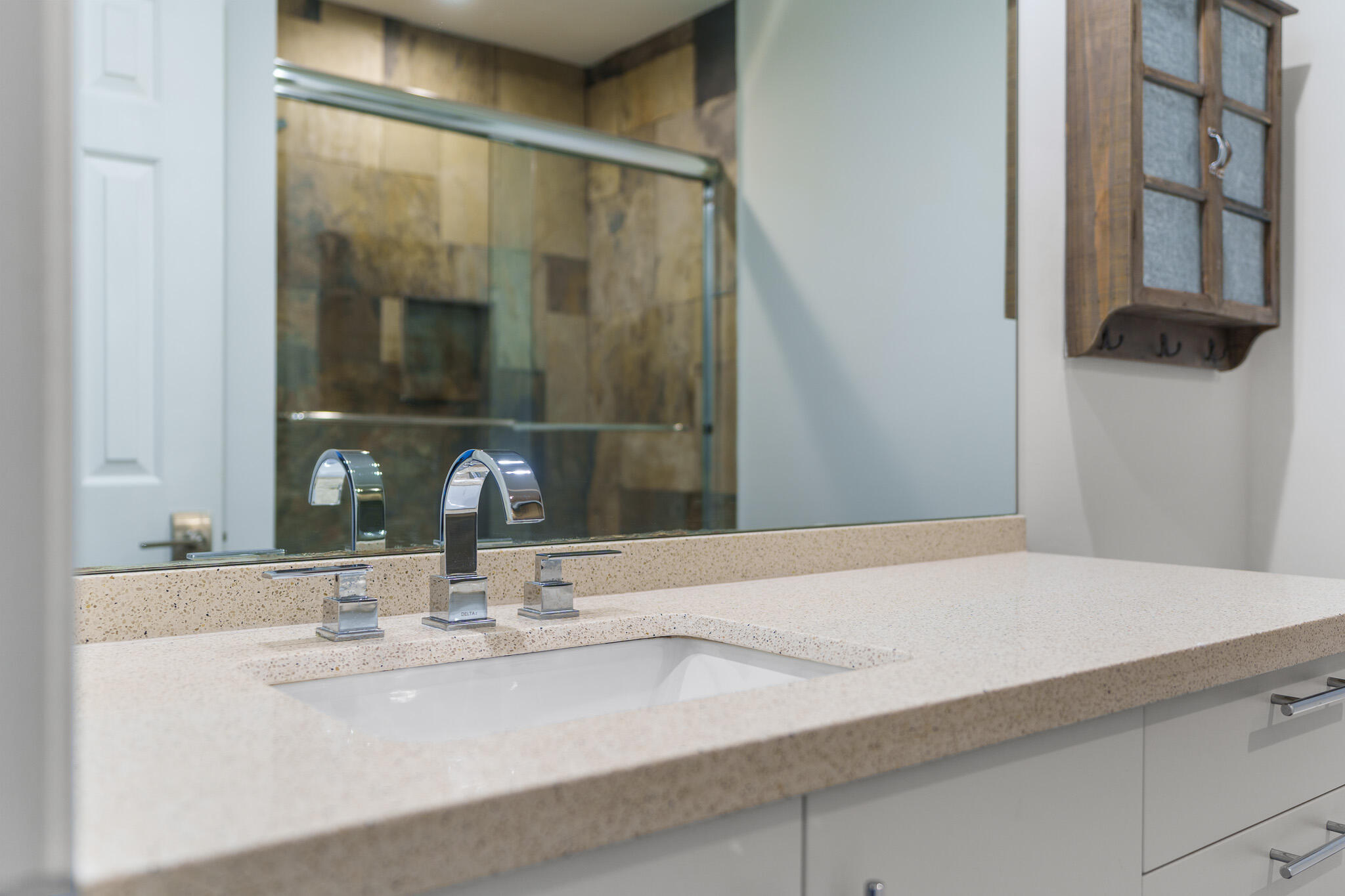 22545 Meridiana Drive Boca Raton, FL 33433 - Photo 35 of 63 a bathroom with a sink and a mirror