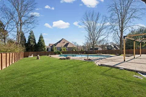 a view of a house with a patio