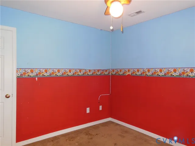 a view of a room with window