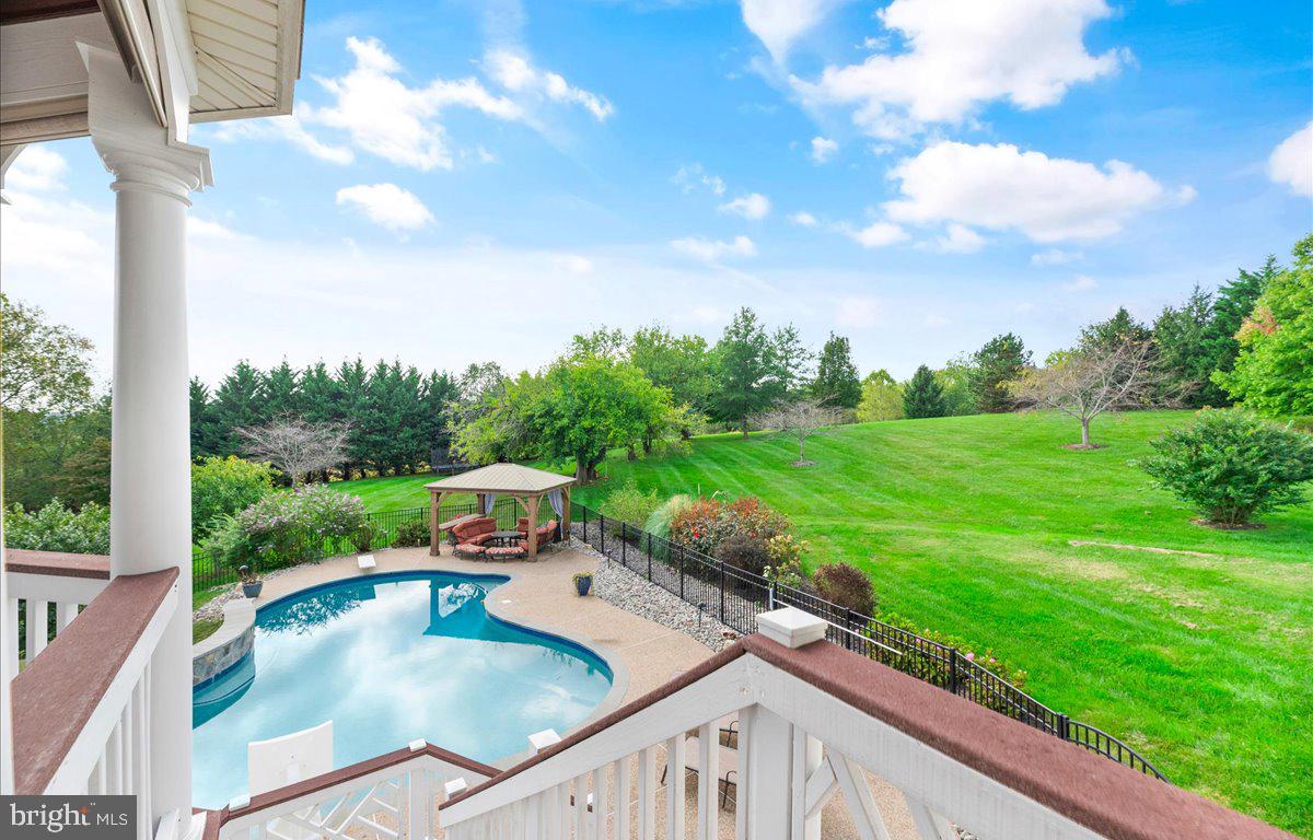 40859 Beechnut Road Leesburg, VA 20175 - Photo 56 of 81 View of Pool and Yard from the Deck
