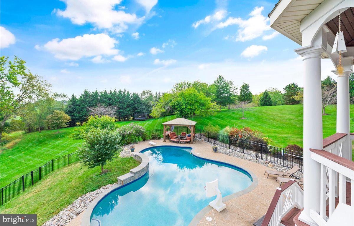 40859 Beechnut Road Leesburg, VA 20175 - Photo 58 of 81 View of Pool and Yard from the Deck