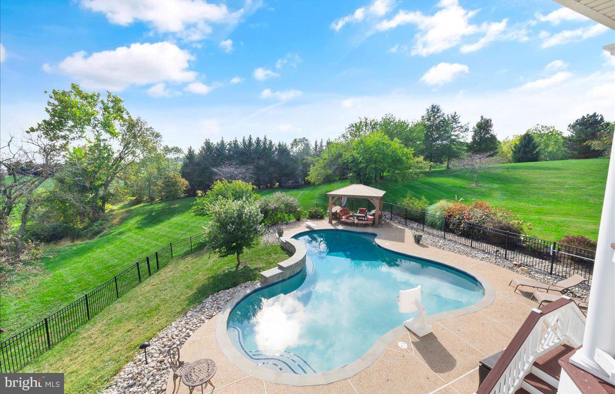 40859 Beechnut Road Leesburg, VA 20175 - Photo 59 of 81 View of Pool and Yard from the Deck