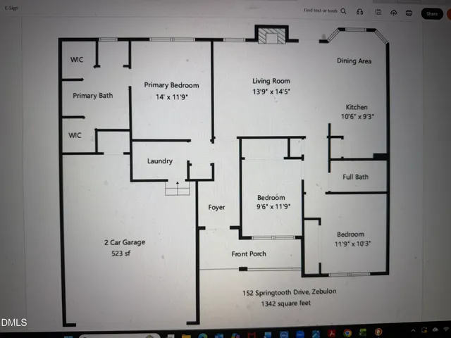 $315,000 | 152 Springtooth Drive, Zebulon, NC 27597
