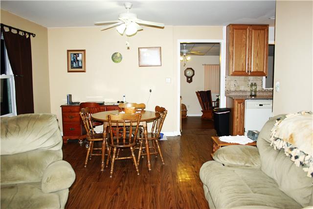3848 Shiloh Canaan Road Palmyra, TN 37142 - Photo 12 of 19 Big Dining Area and ALL OPEN. Check out the New Beautiful Flooring.