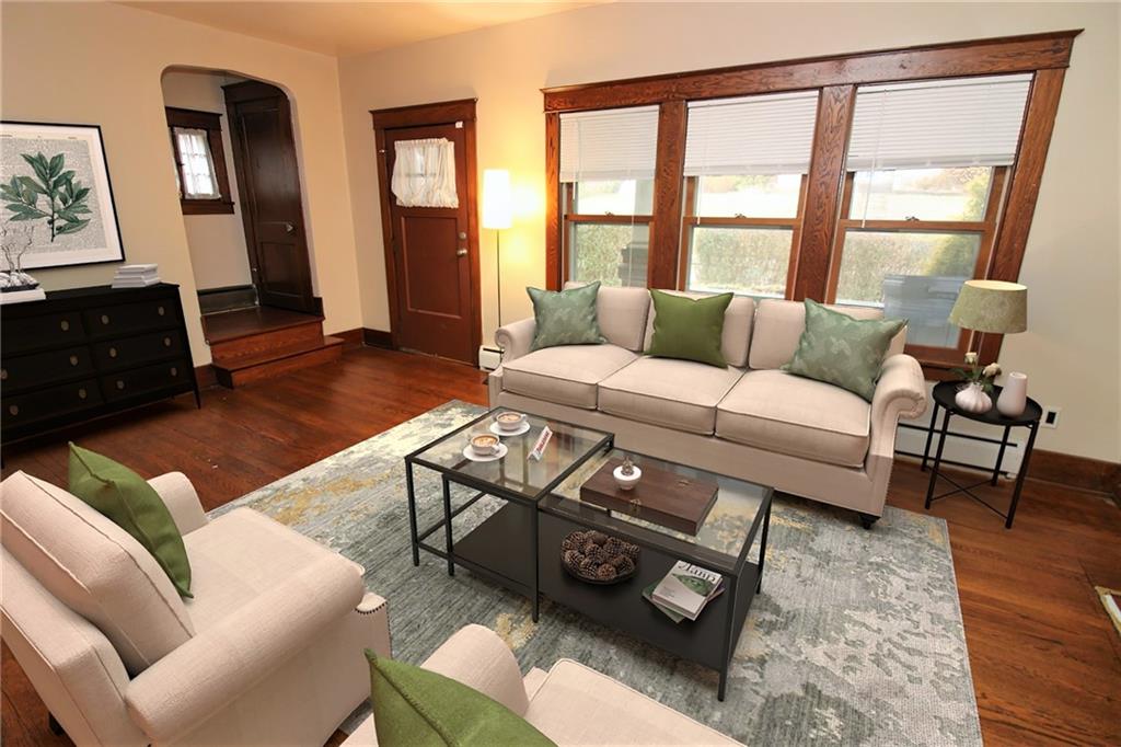 1443 State Avenue Coraopolis, PA 15108 - Photo 4 of 20 a living room with furniture and wooden floor