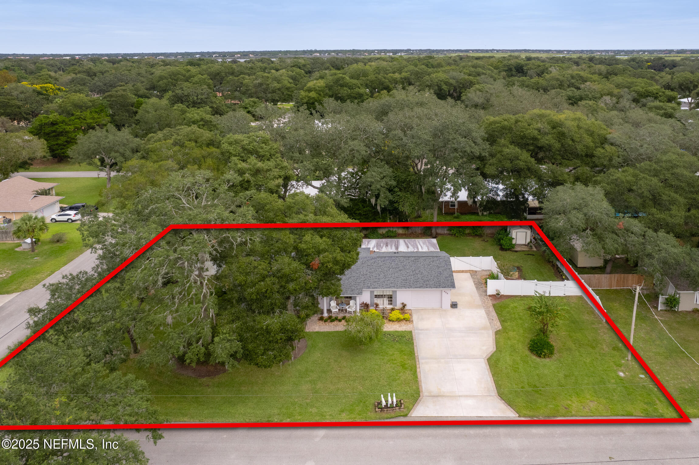 405 Lobelia Road St. Augustine, FL 32086 - Photo 39 of 40 a view of yard