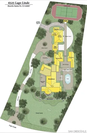 $10,750,000 | 6525 Lago Lindo, Rancho Santa Fe, CA 92067