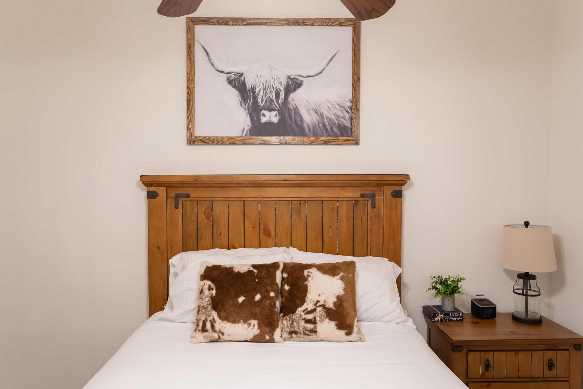 48305 Pic Way Indio, CA 92201 - Photo 67 of 80 a white bed sitting in a bathroom next to a small yard