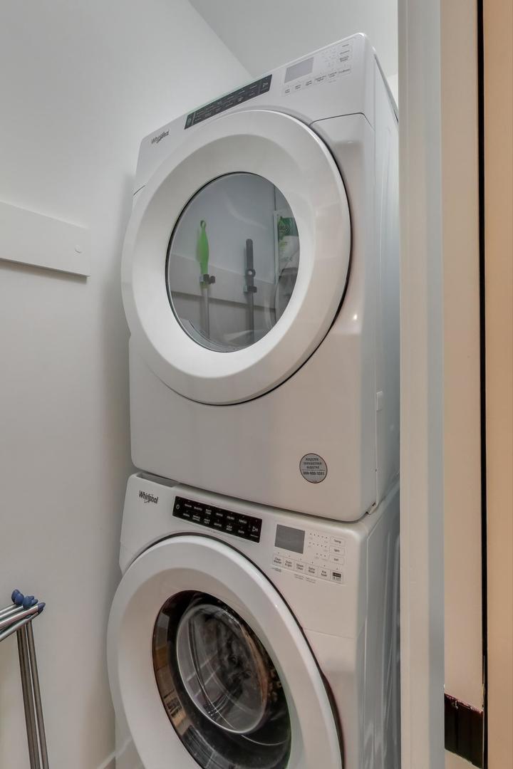 3533 North Fremont Street, Unit 2 Chicago, IL 60657 - Photo 29 of 30 a close up view of washer and dryer