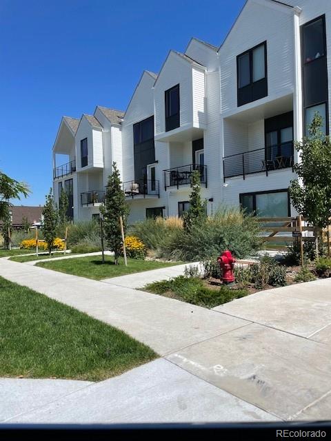 a view of a house with a patio