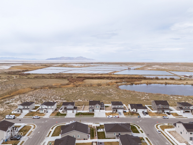 540 Lefty Lane Tooele, UT 84074 - Photo 47 of 48 Aerial view of residential area with a water and mountain view