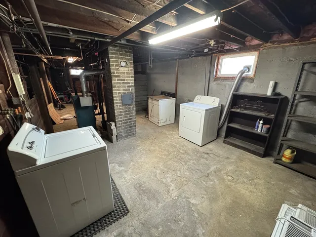 a view of a storage room