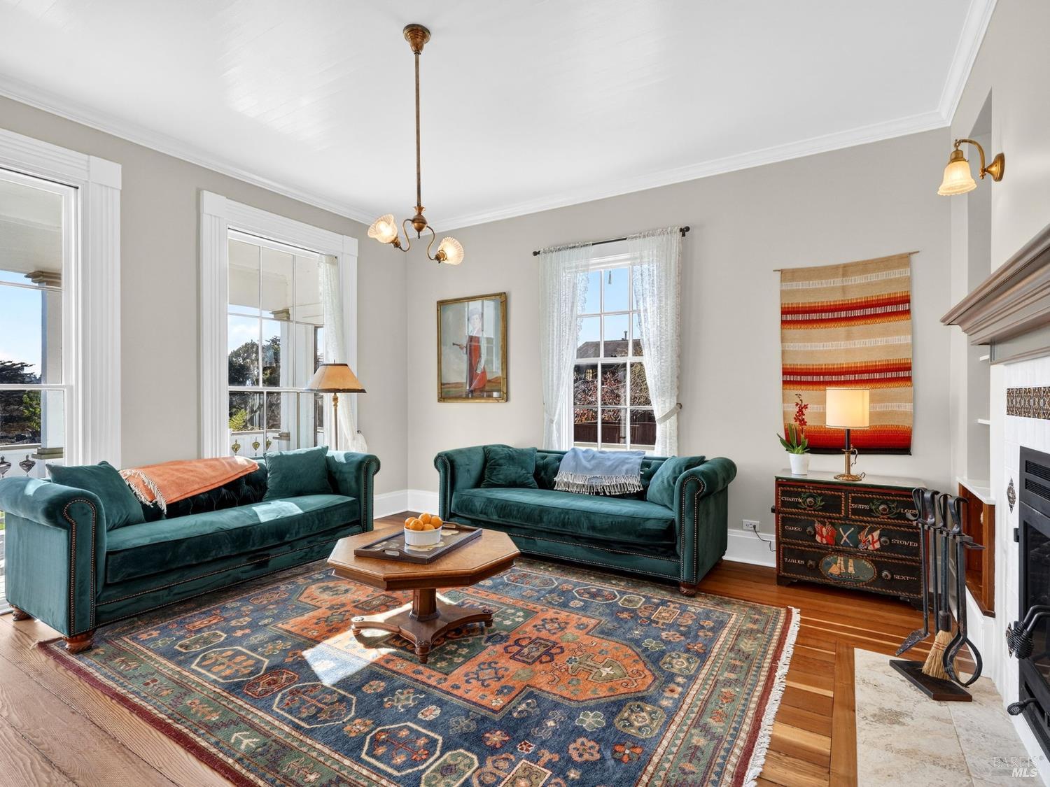 44900 Little Lake Road Mendocino, CA 95460 - Photo 11 of 54 Floor length windows bring in abundant natural light