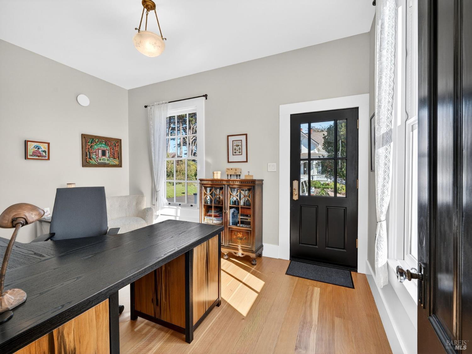 44900 Little Lake Road Mendocino, CA 95460 - Photo 23 of 54 Downstairs office on the east side of the home.