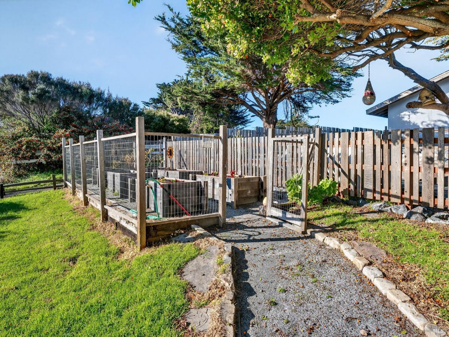 44900 Little Lake Road Mendocino, CA 95460 - Photo 47 of 54 Fully fenced raised garden beds