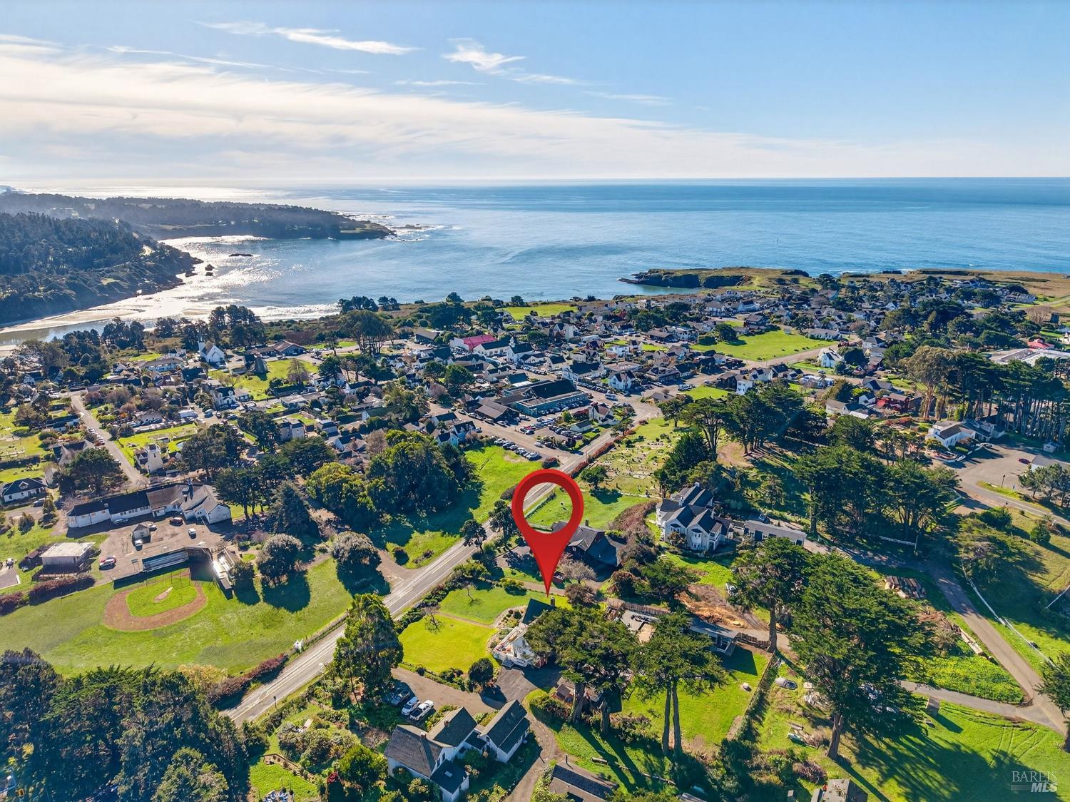 44900 Little Lake Road Mendocino, CA 95460 - Photo 49 of 54 Aerial looking southwest