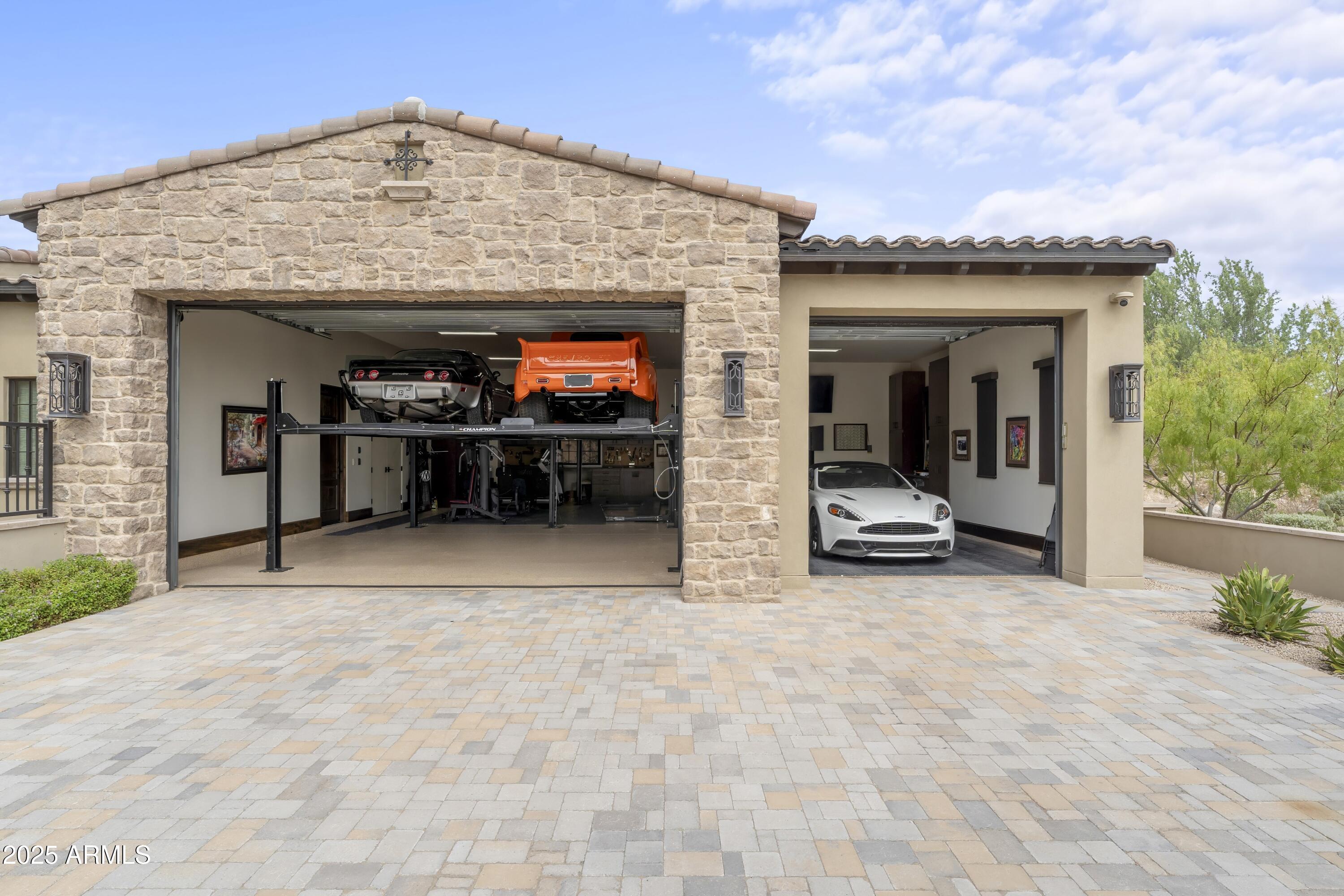 14699 East Paradise Drive, Unit 26 Scottsdale, AZ 85259 - Photo 70 of 73 a view of a livingroom with furniture and a fireplace
