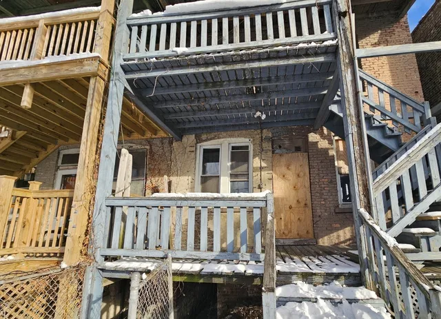 front view of a house with a door