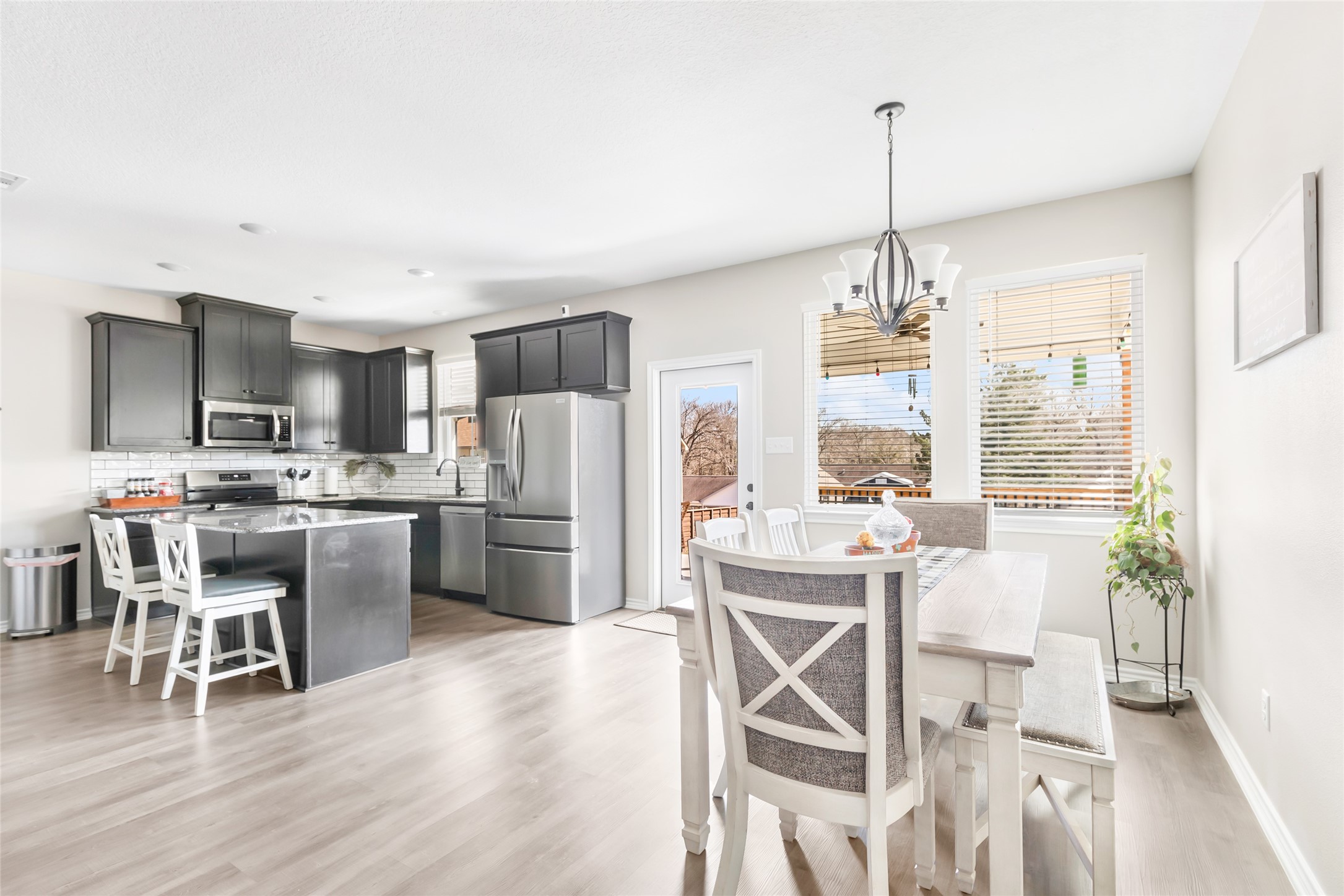 140 Swann Lane Coldspring, TX 77331 - Photo 17 of 30 Open kitchen and dining area