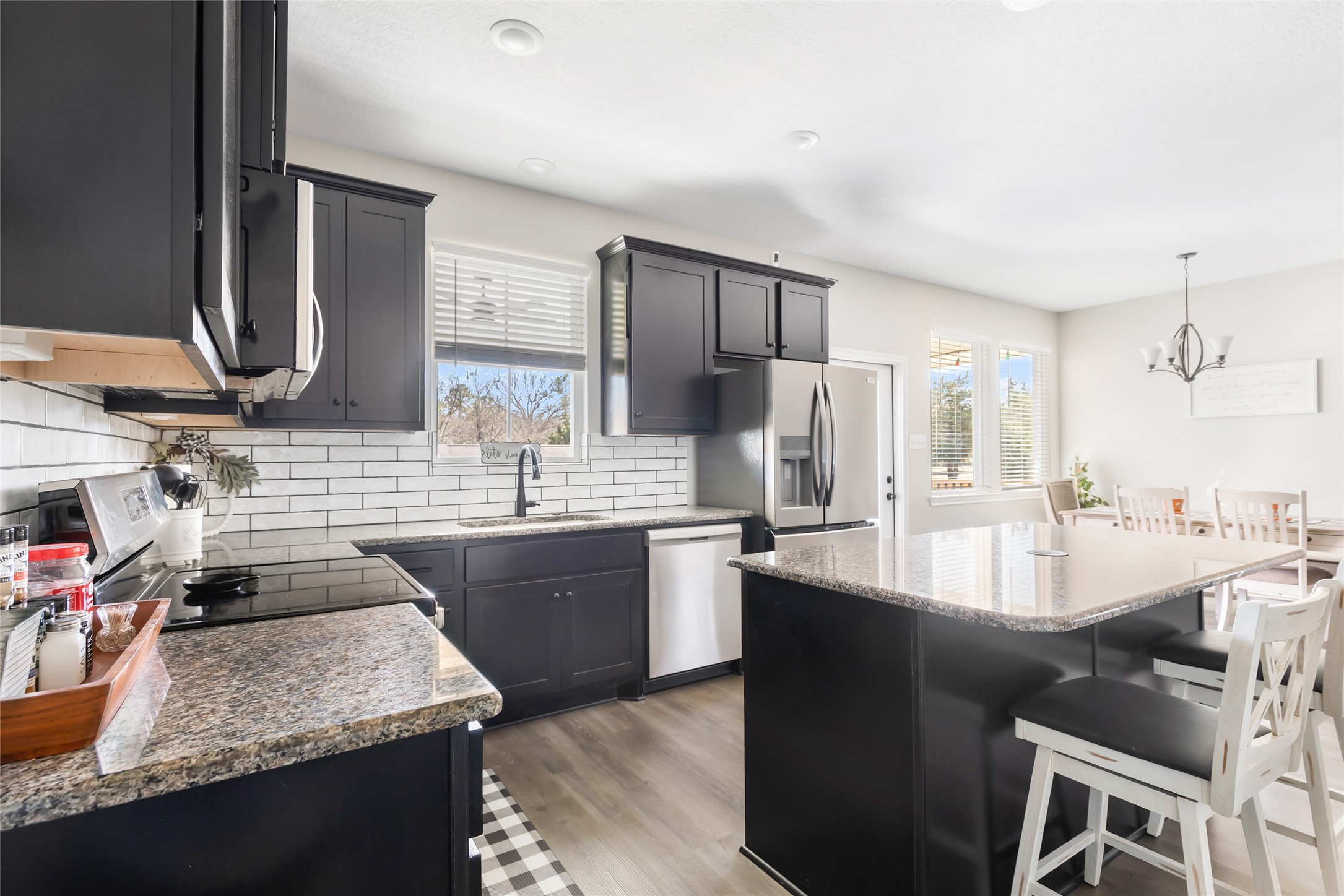 140 Swann Lane Coldspring, TX 77331 - Photo 21 of 30 Kitchen with backdoor