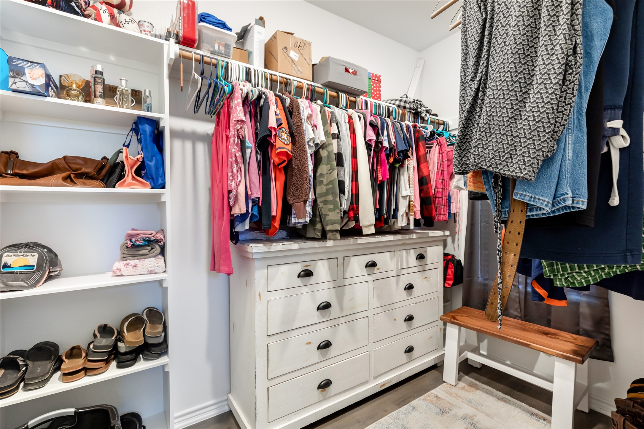 140 Swann Lane Coldspring, TX 77331 - Photo 28 of 30 Walk-in closet in primary bedroom