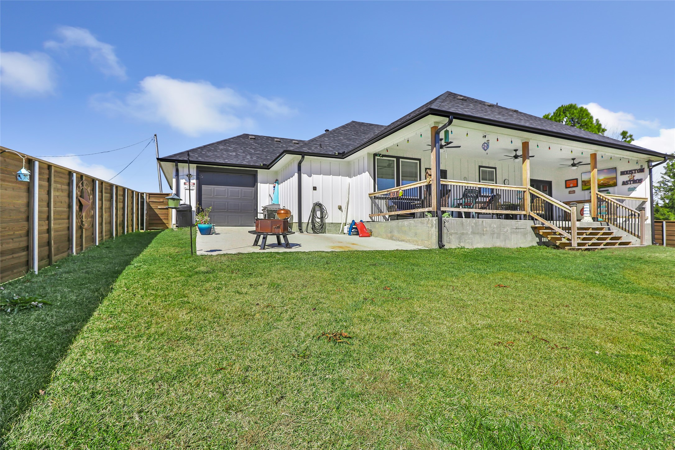 140 Swann Lane Coldspring, TX 77331 - Photo 9 of 30 Garage access through the back yard with extended driveway.