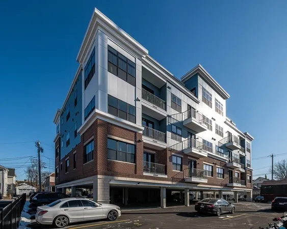 a view of brick building with a entrance door