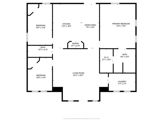 a picture of a floor plan