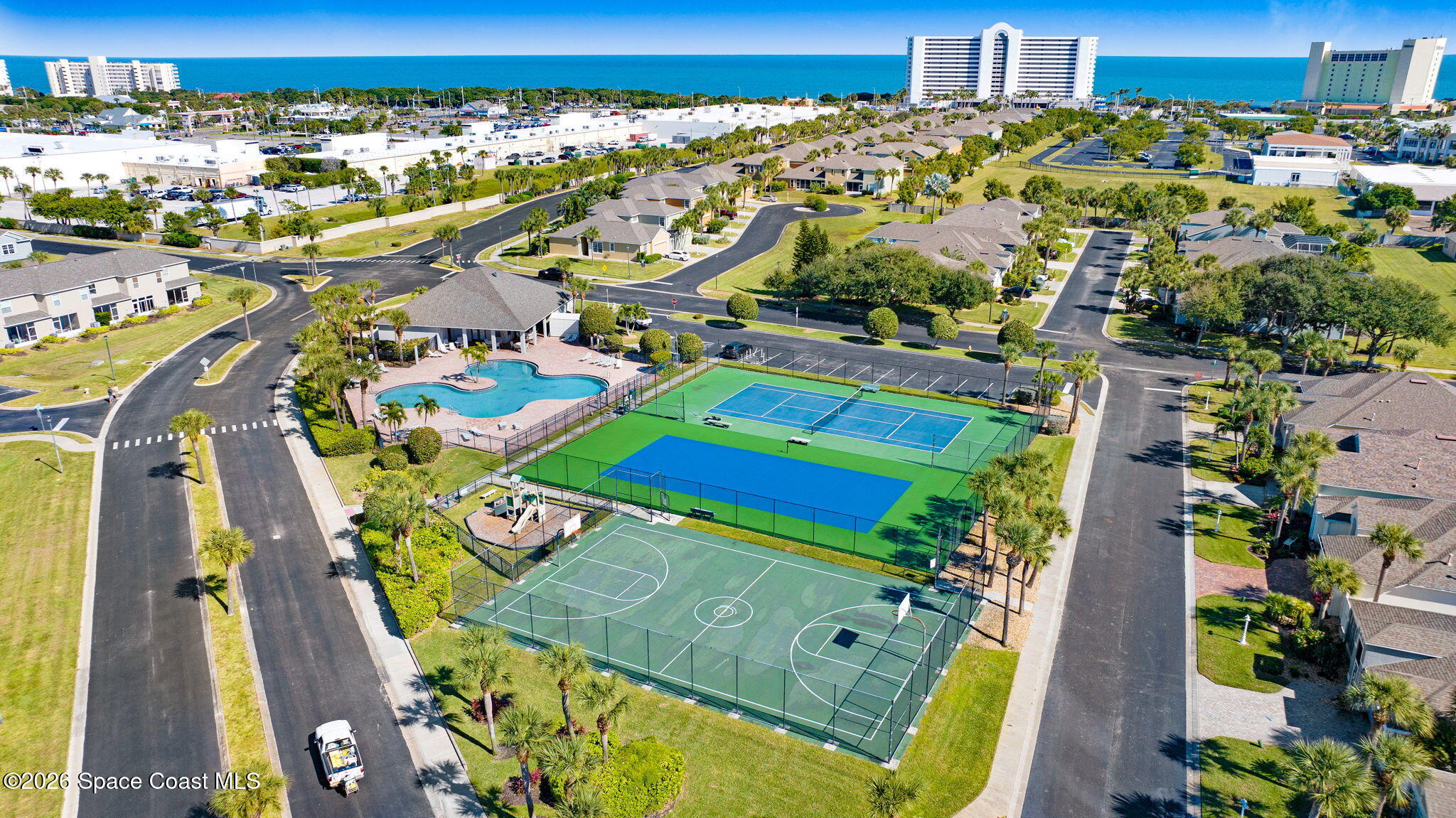 3330 Poseidon Way Indialantic, FL 32903 - Photo 41 of 47 an aerial view of multiple house