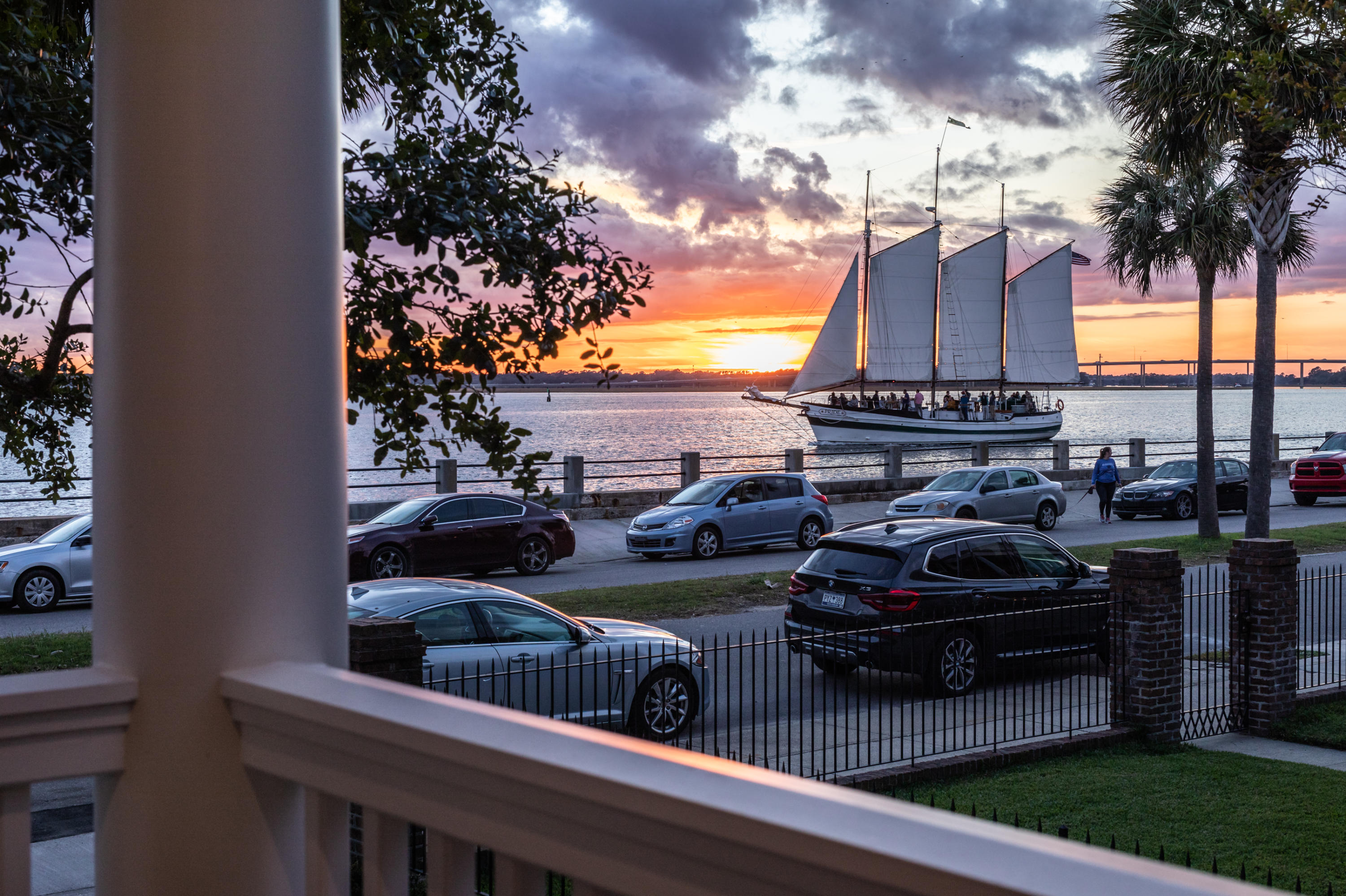 82 Murray Boulevard Charleston, SC 29401 - Photo 7 of 42 Views from the Front Porch